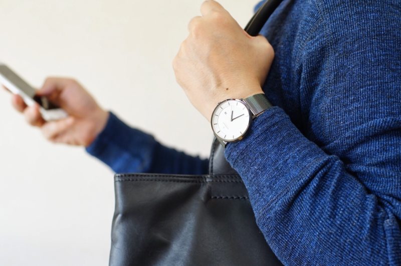 nordgreen　フィロソファ　ガンメタル　大人カジュアルコーデ　